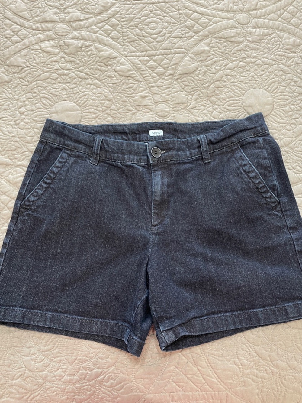 Liz Claiborne Dark Blue Denim Shorts 10